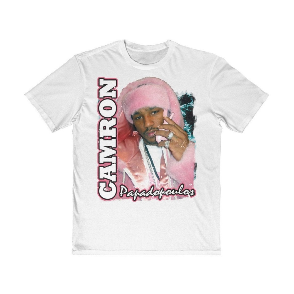 Vintage Style White 90s Camron Rap Tee
